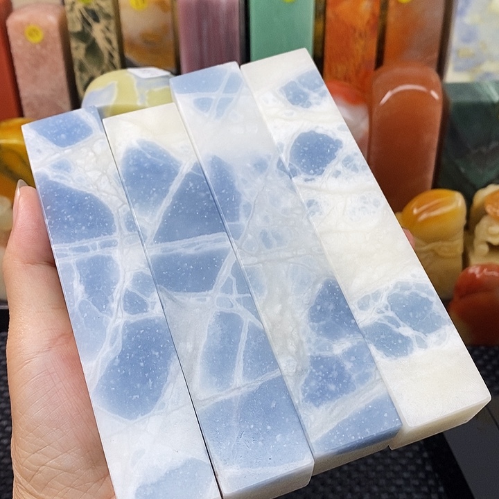 长***尹青田石印石西班牙石头