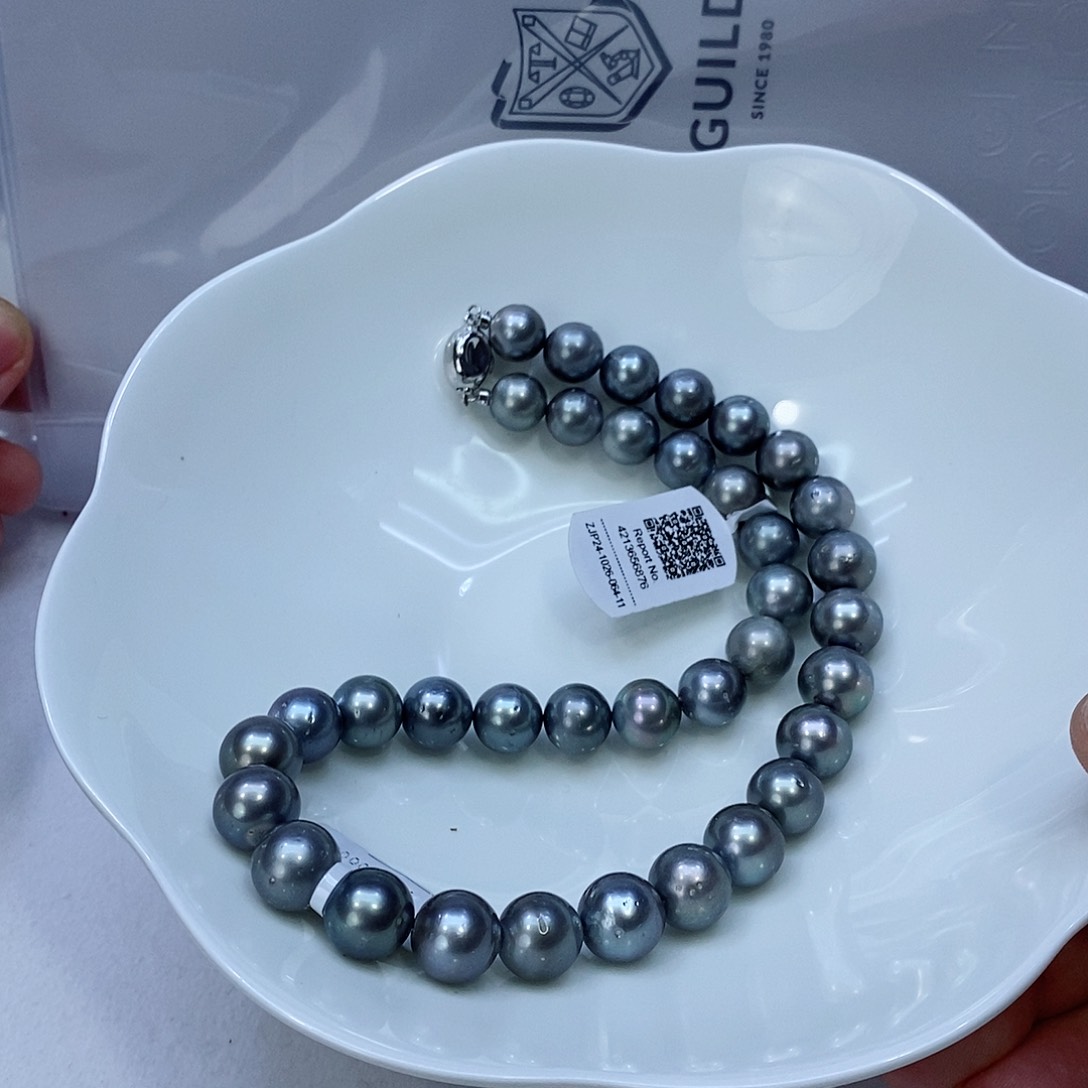 海水珍珠颈饰银S925镶嵌