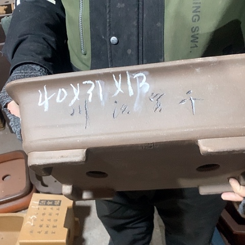 紫砂花盆手工制作