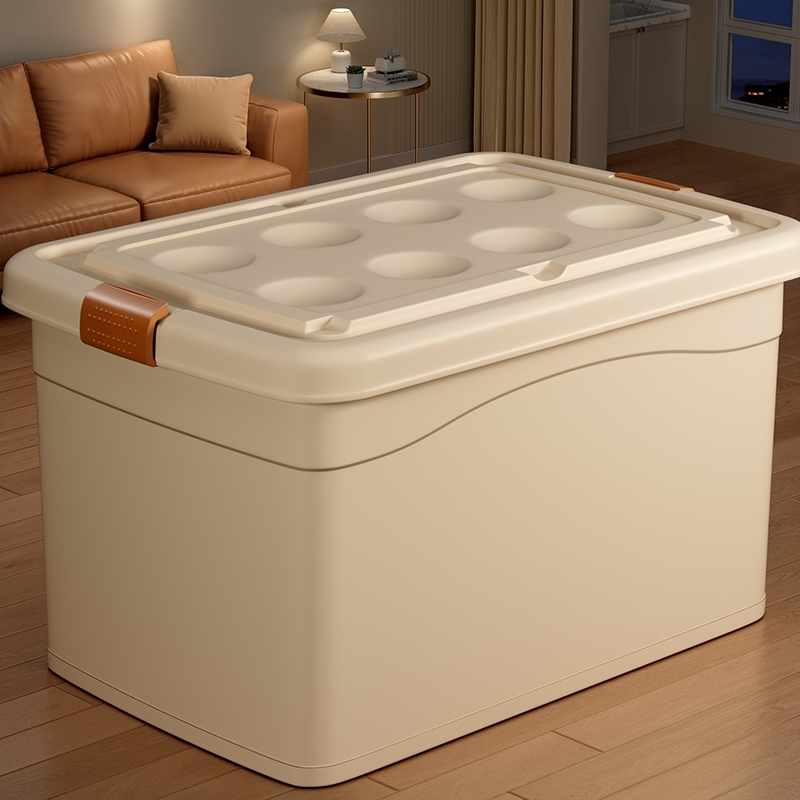 日本进口超大容量收纳箱家用衣服整理收纳筐玩具书本塑料筐