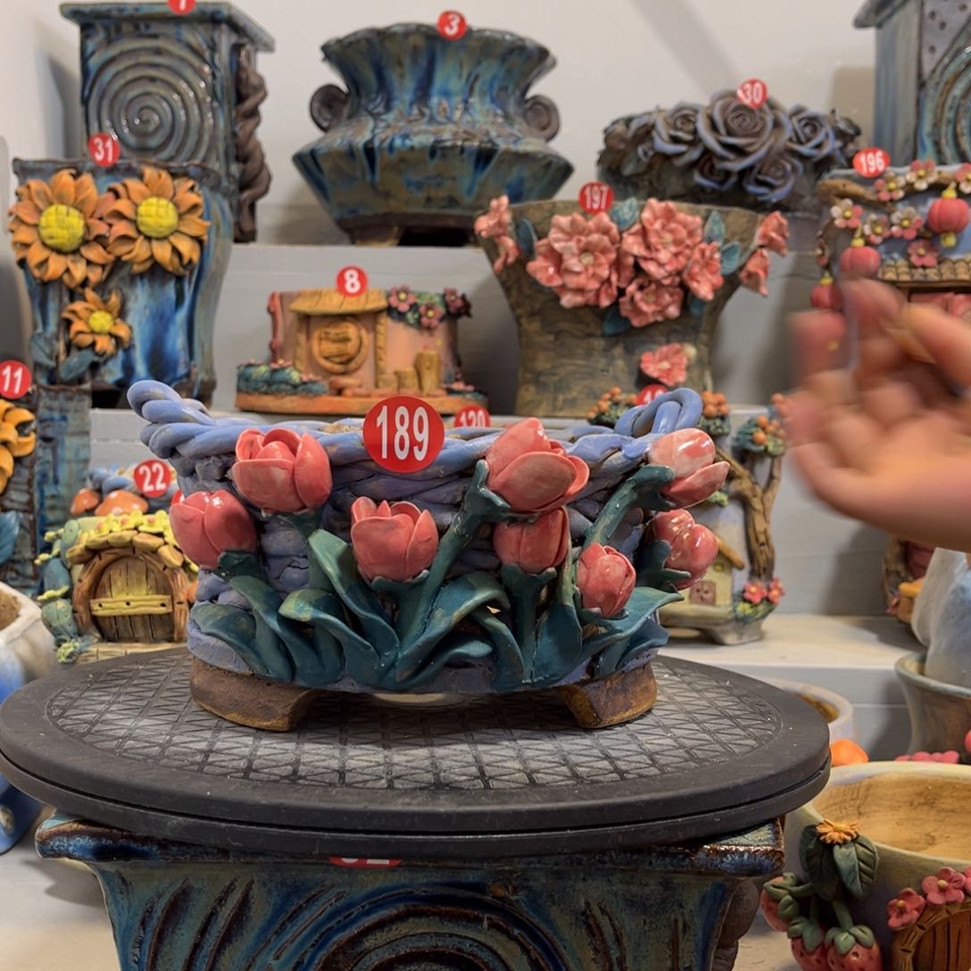 陶瓷189 号陶然花盆