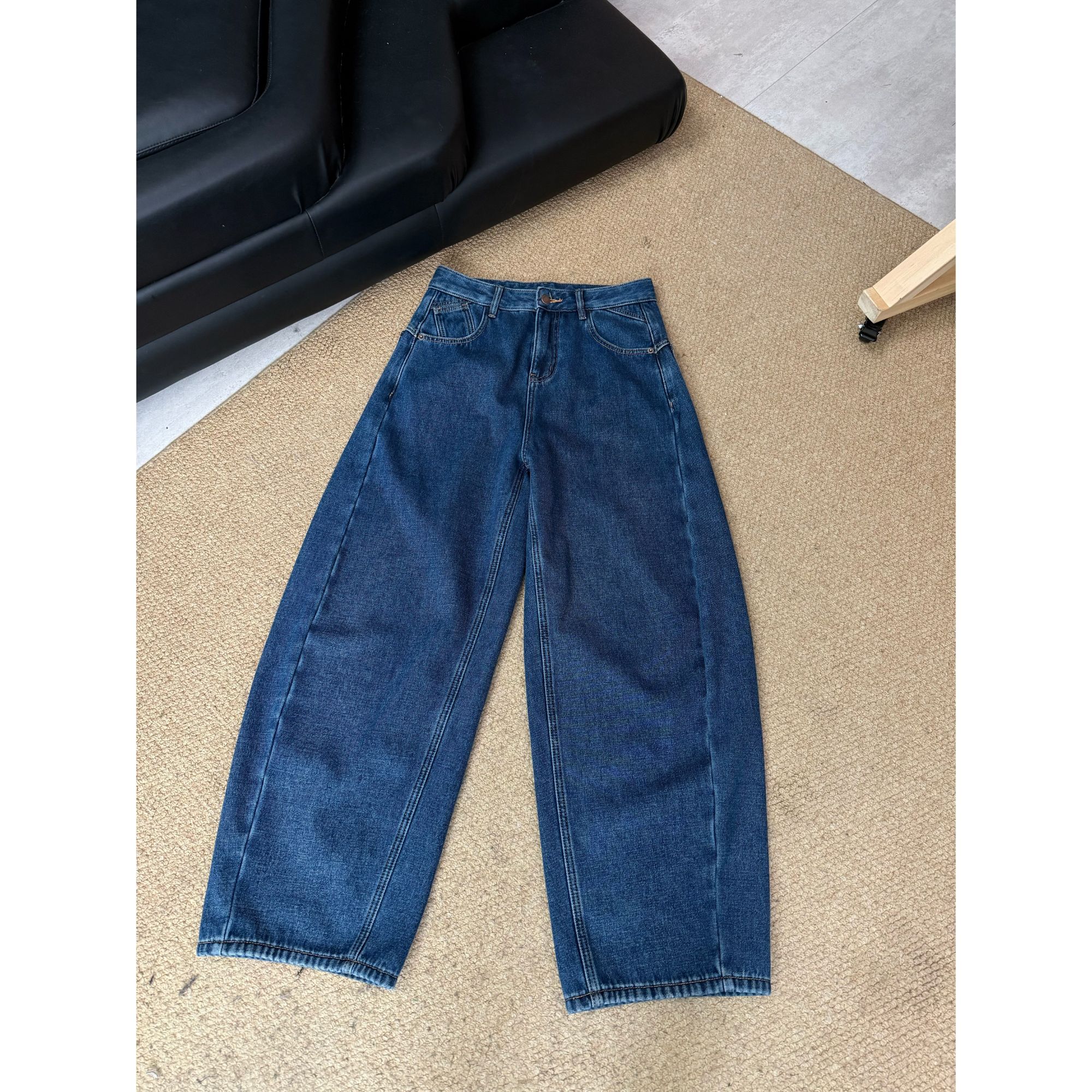 2025冬款新品【设计感 大口袋新款加绒牛仔裤】