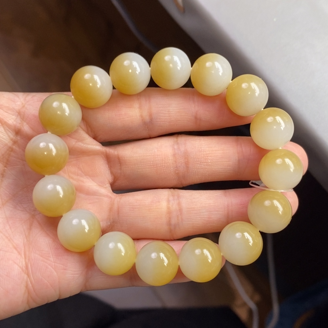 和田玉未镶嵌手串13