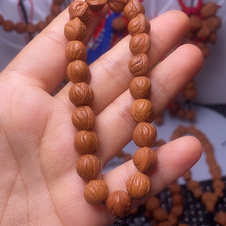 桃核吊坠龙纹桃枭