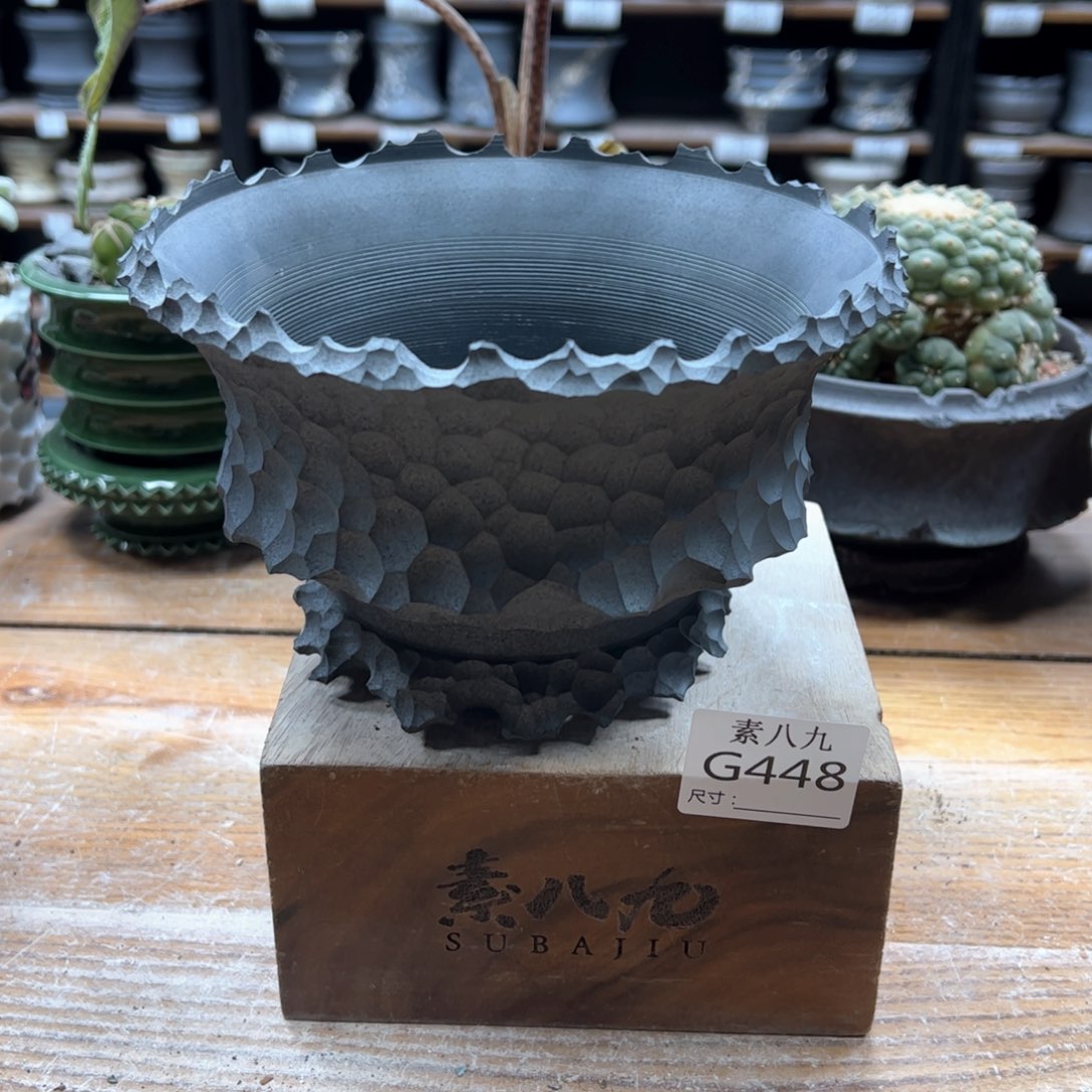 素八九陶瓷内口16.5高11