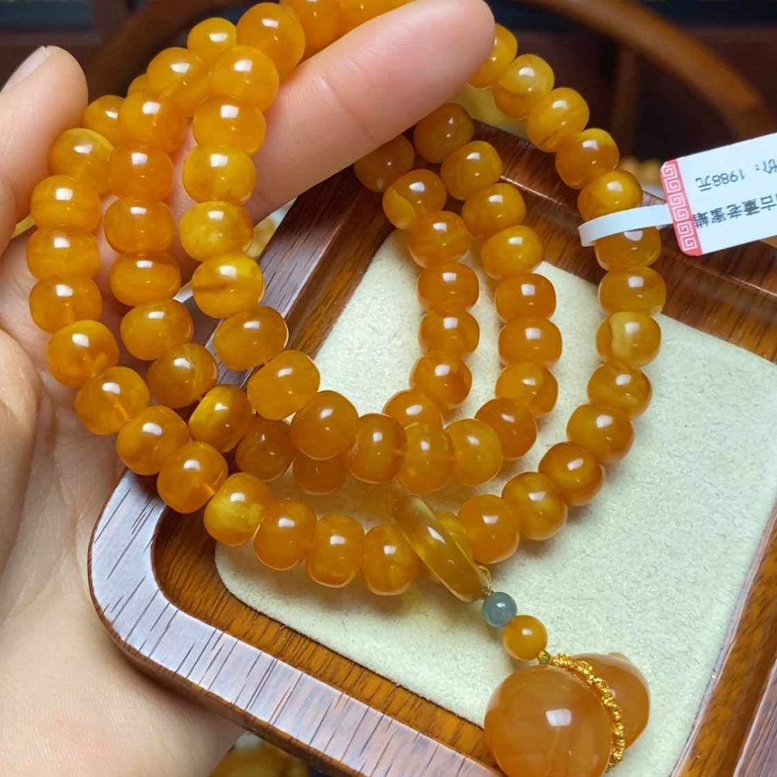 【闪购商品】蜜蜡颈饰未镶嵌项链