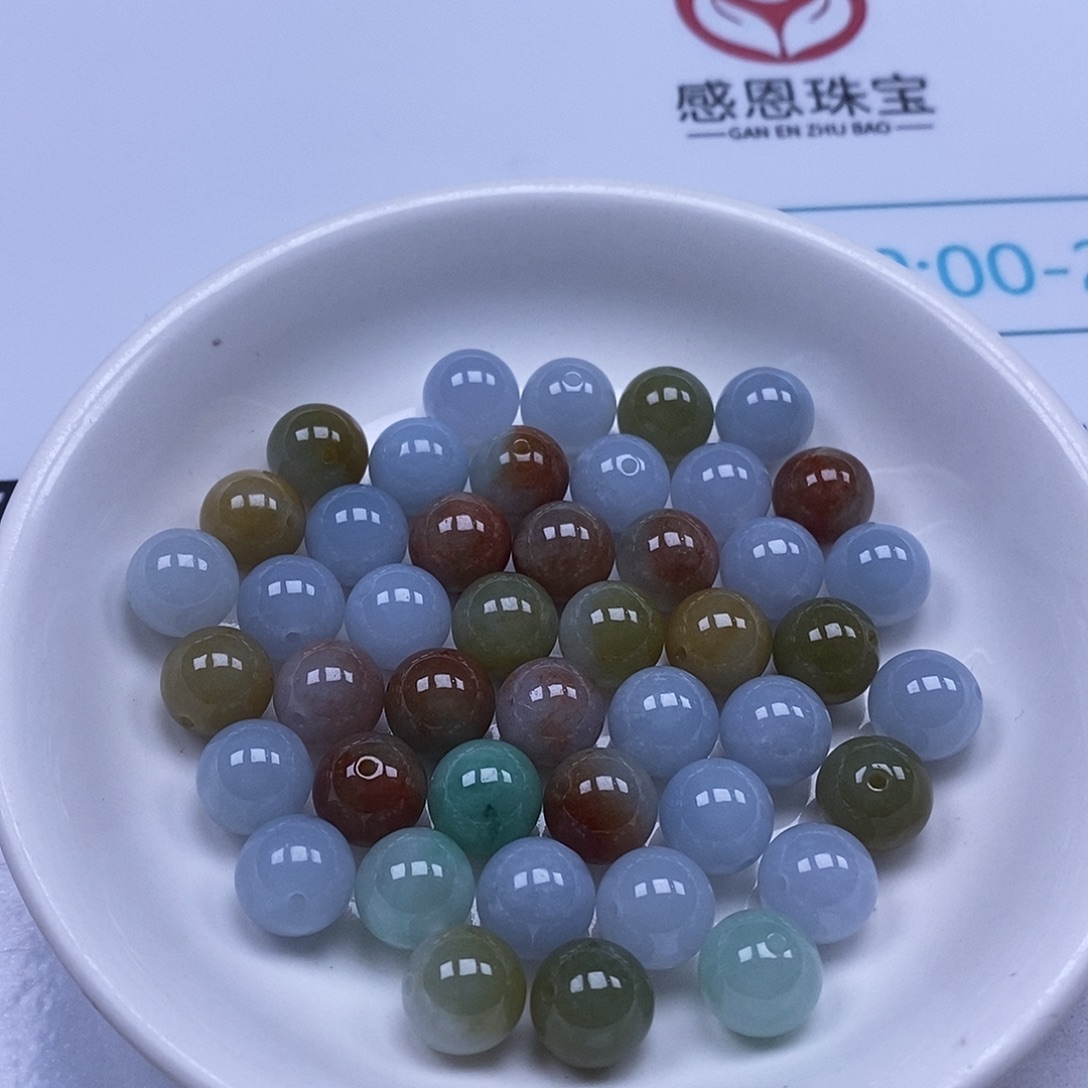 淇***i翡翠散珠天然翡翠