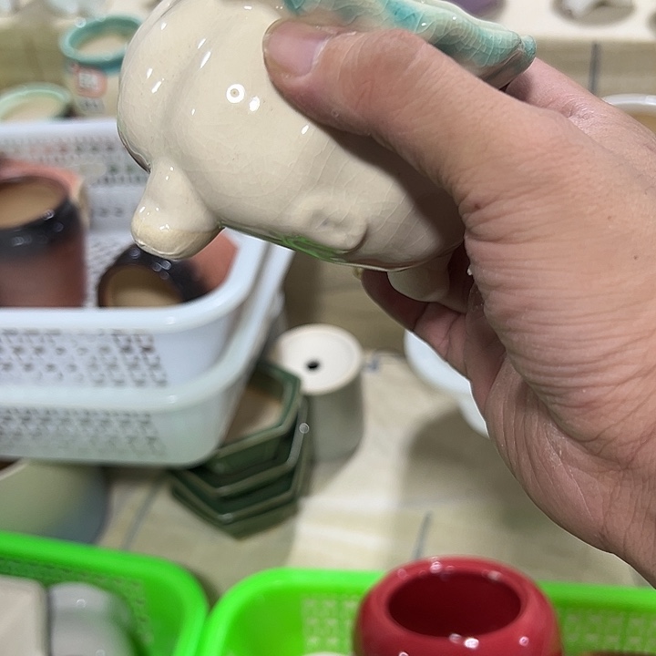微瑕陶瓷花盆满9.9发