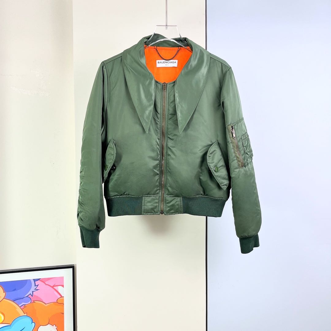 99新 Balenciaga/巴黎世家 棉服外套/42码/Xsps11673/公价13080