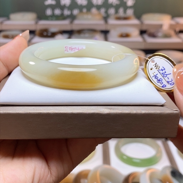 和田玉手镯54.55未镶嵌