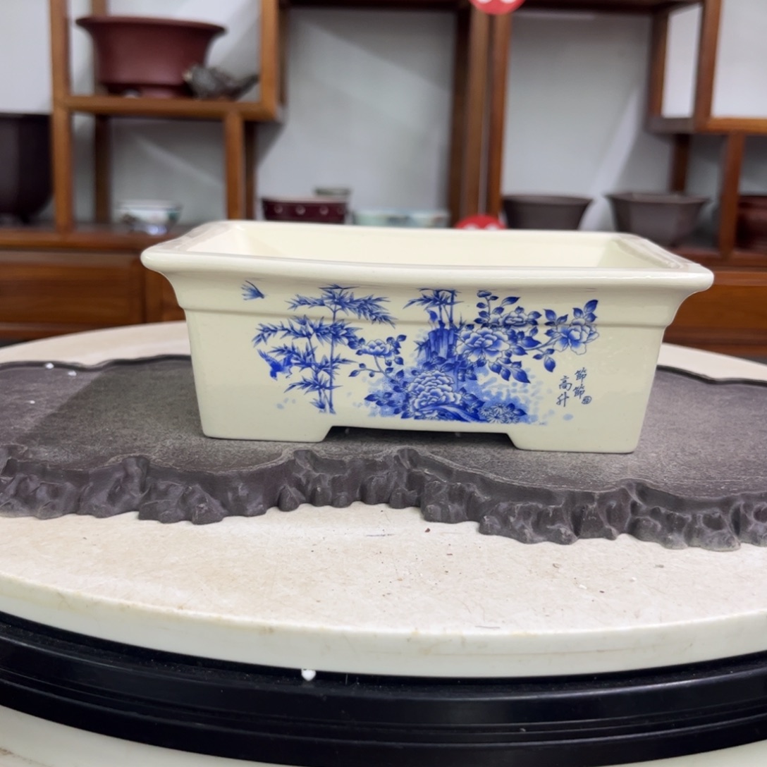 紫砂花盆瑕疵火烈6-18.5-14