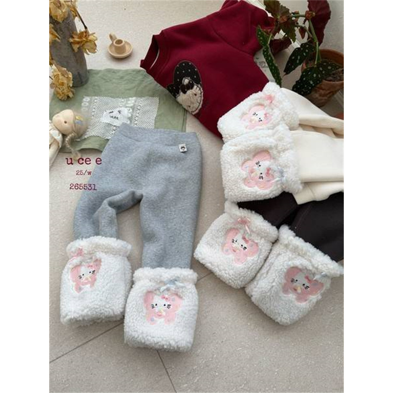 釉兮·25冬~拼接KT加绒打底裤265531（童装汉服）