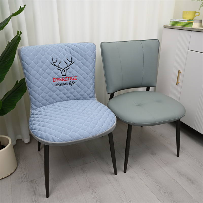 高档雪梨弧形椅子套罩防滑轻奢餐椅套四季通用家用2025新款桌椅套