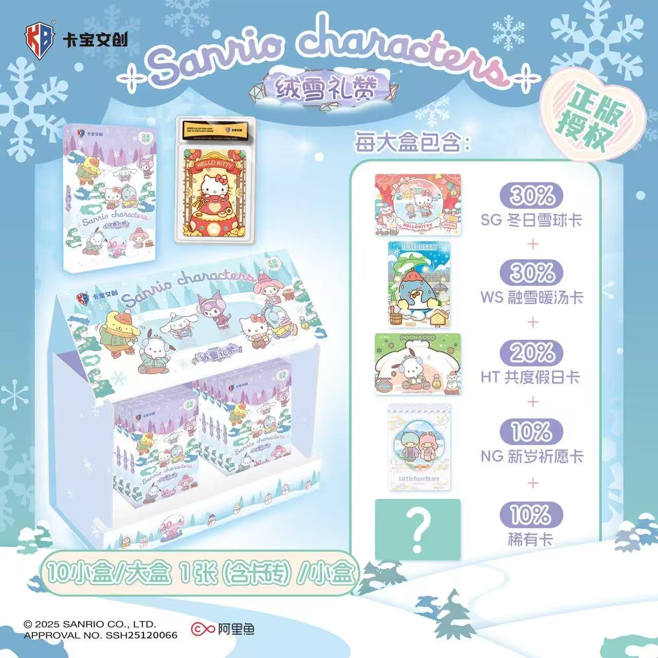 【 玩法合集】卡宝文创 三丽鸥绒雪礼赞拍立得 收藏卡