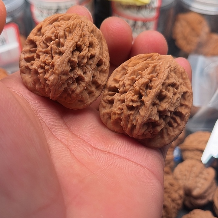 文玩核桃把件虎头41