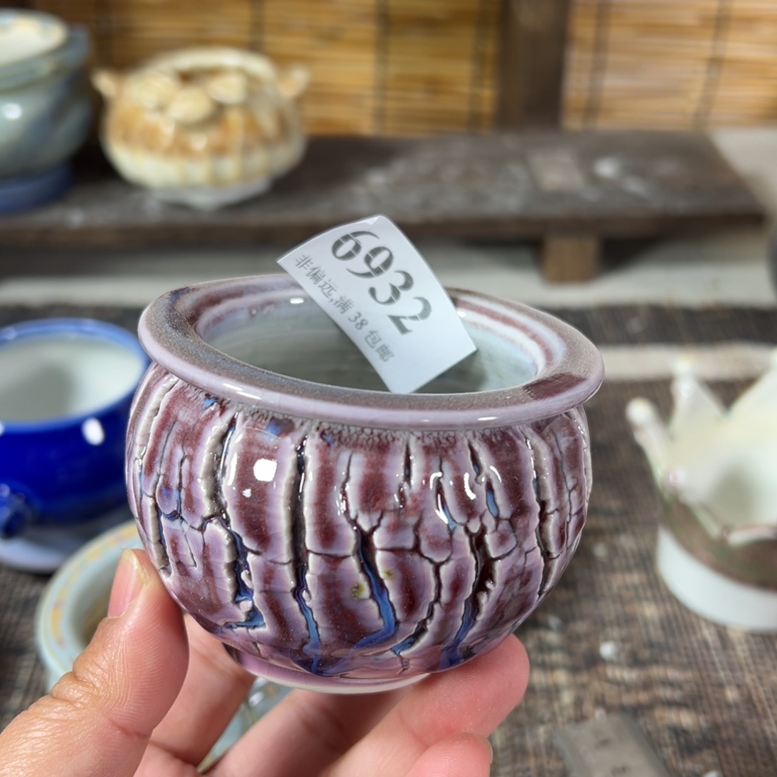 陶瓷景德镇手工花盆