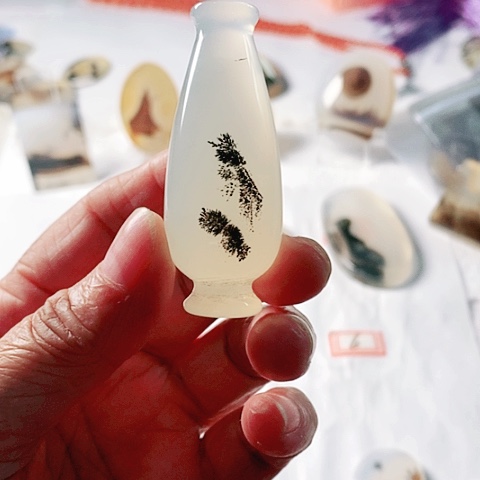 玛瑙/玉髓颈饰合金漠*