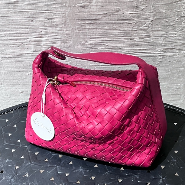95新 BOTTEGA VENETA/葆蝶家 夏七中古/bv编织饭盒单肩包/1683002