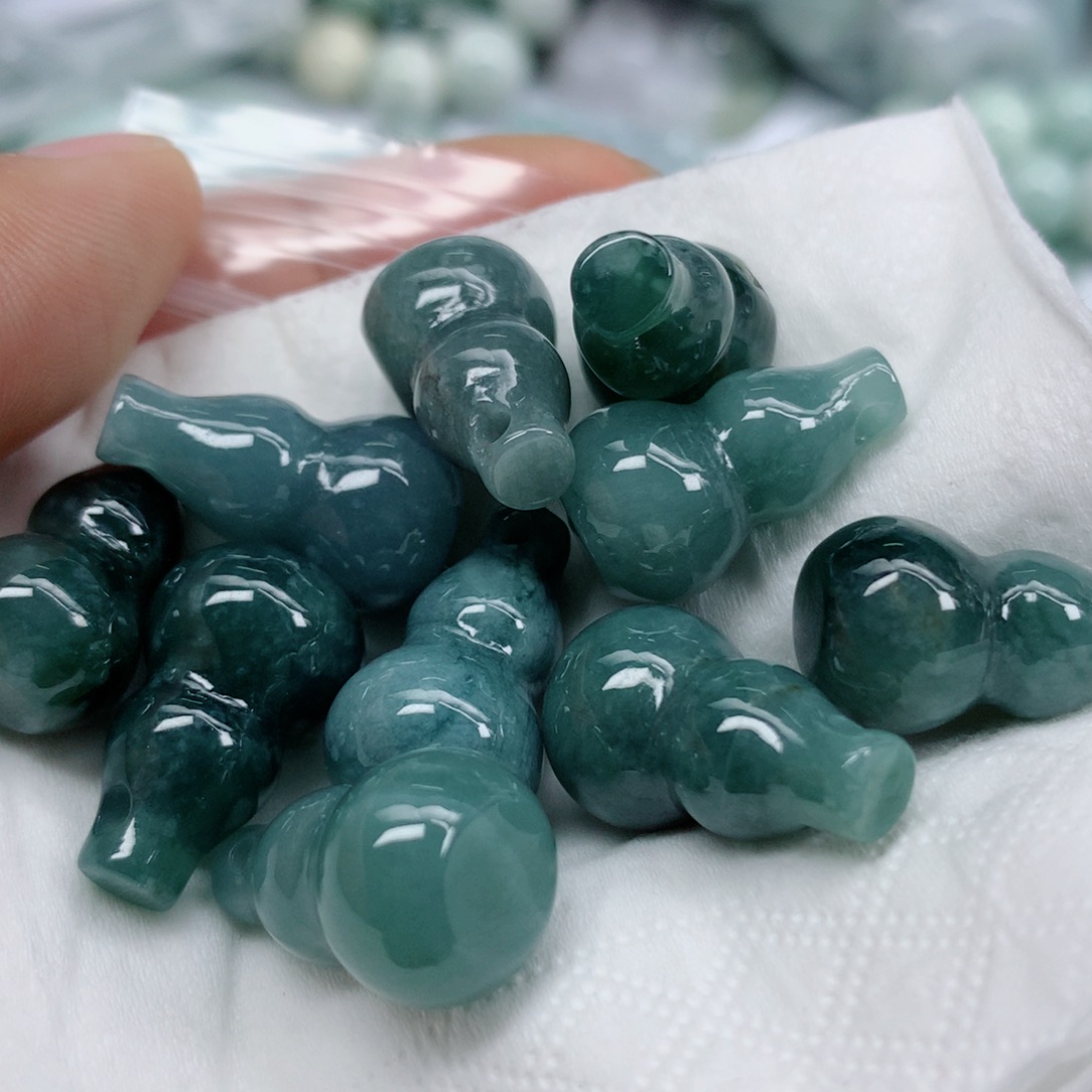 翡翠未镶嵌项链珠子珠