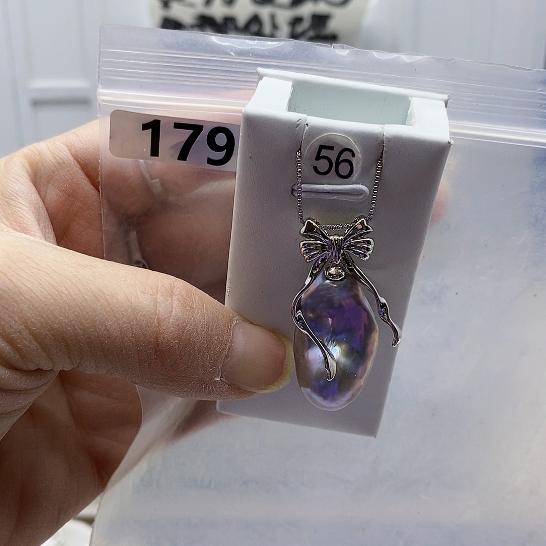 颈饰合金淡水珍珠