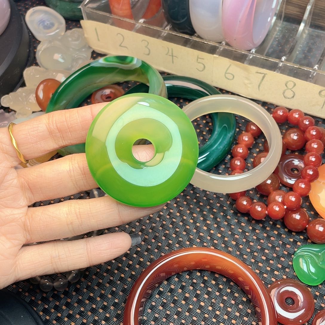 玛瑙/玉髓合金手镯