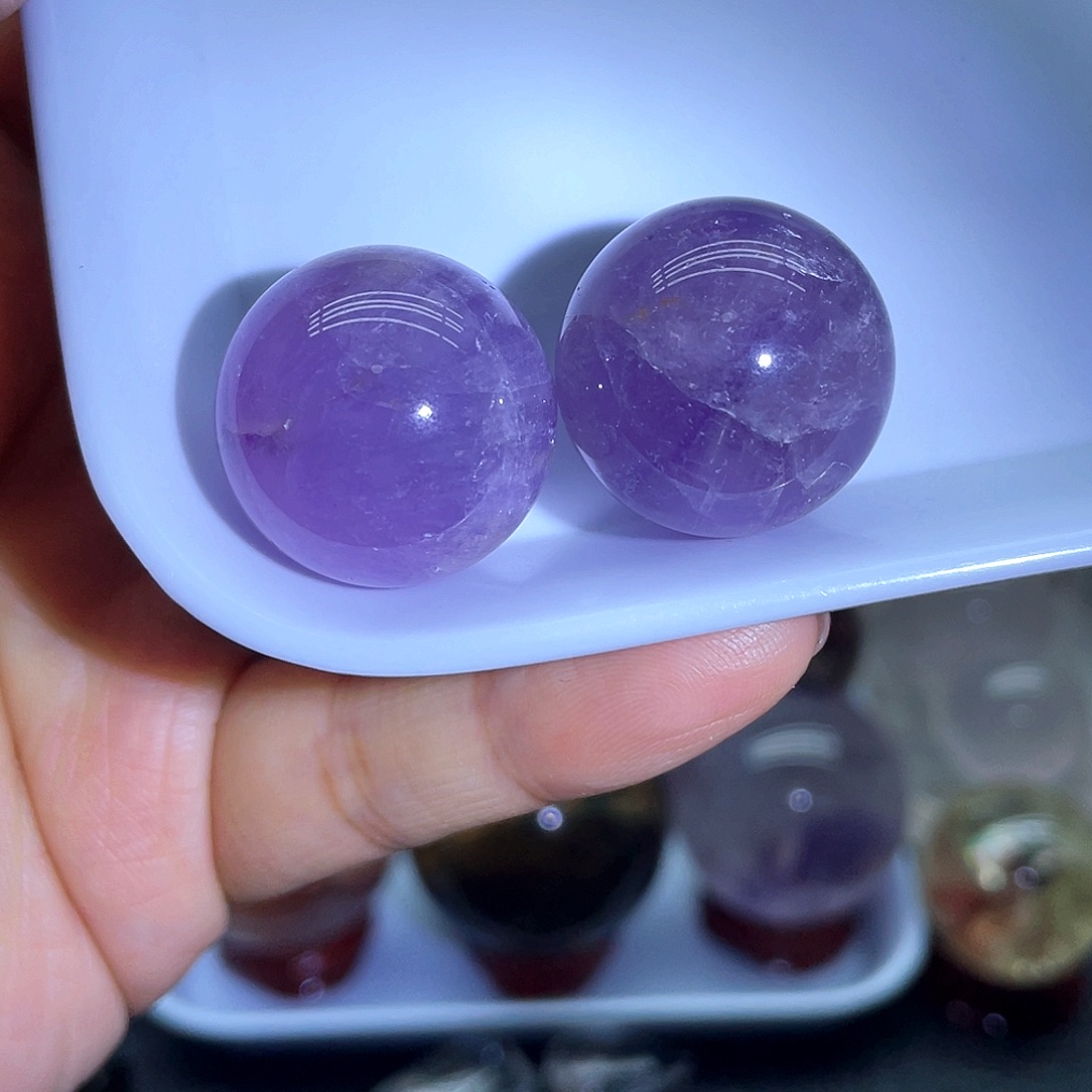 未镶嵌水晶珠宝半成品109卡2.3左右