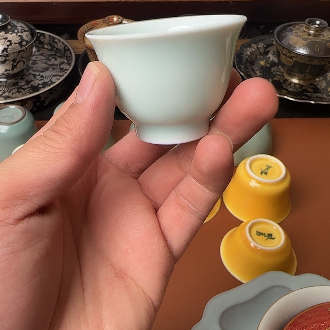 陶晓芳窑影青映晓杯