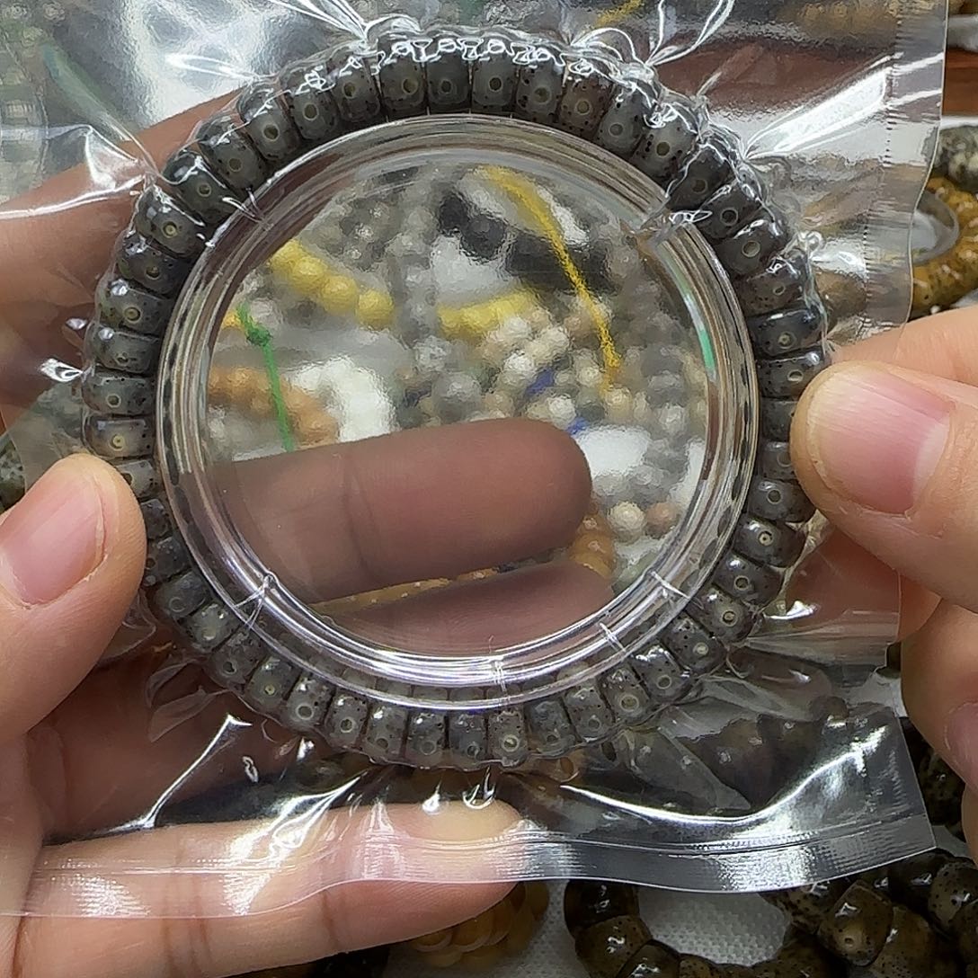 手串星月菩提14传说黑冰星月94单圈药片