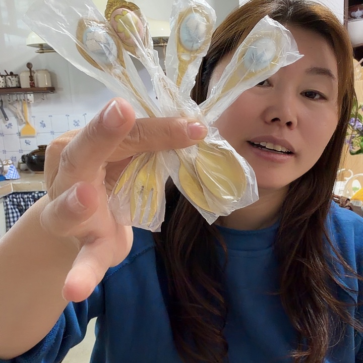 英格丽甜品勺和叉子套装四件