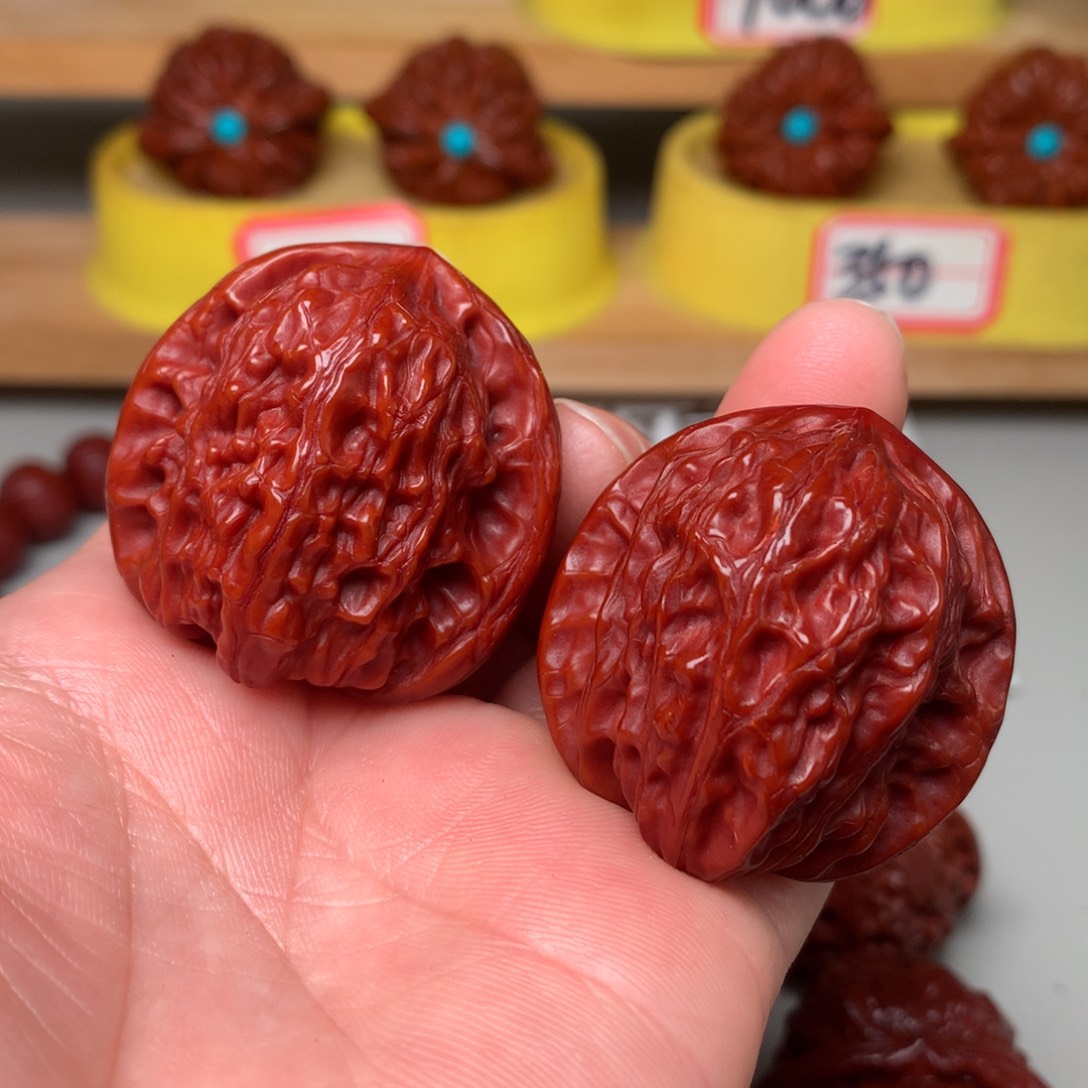 文玩核桃把件公子帽