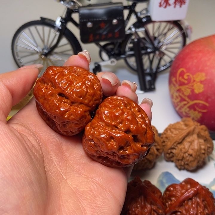 吊坠文玩核桃蛤蟆头39尺