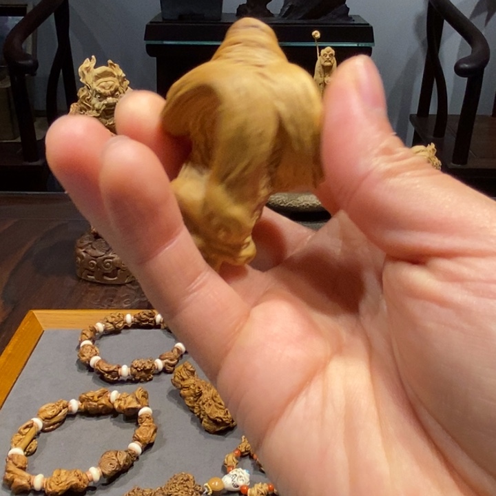 六道木降龙木精品收藏把件