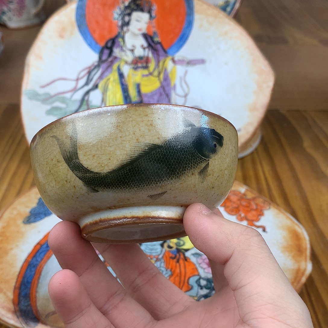 嘻***哈杯景德镇陶瓷手作