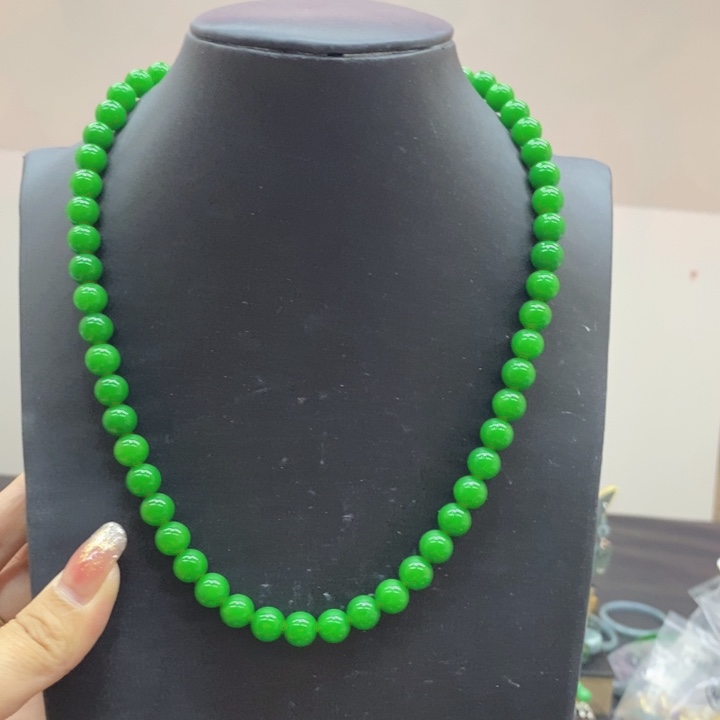 翡翠未镶嵌颈饰项链6