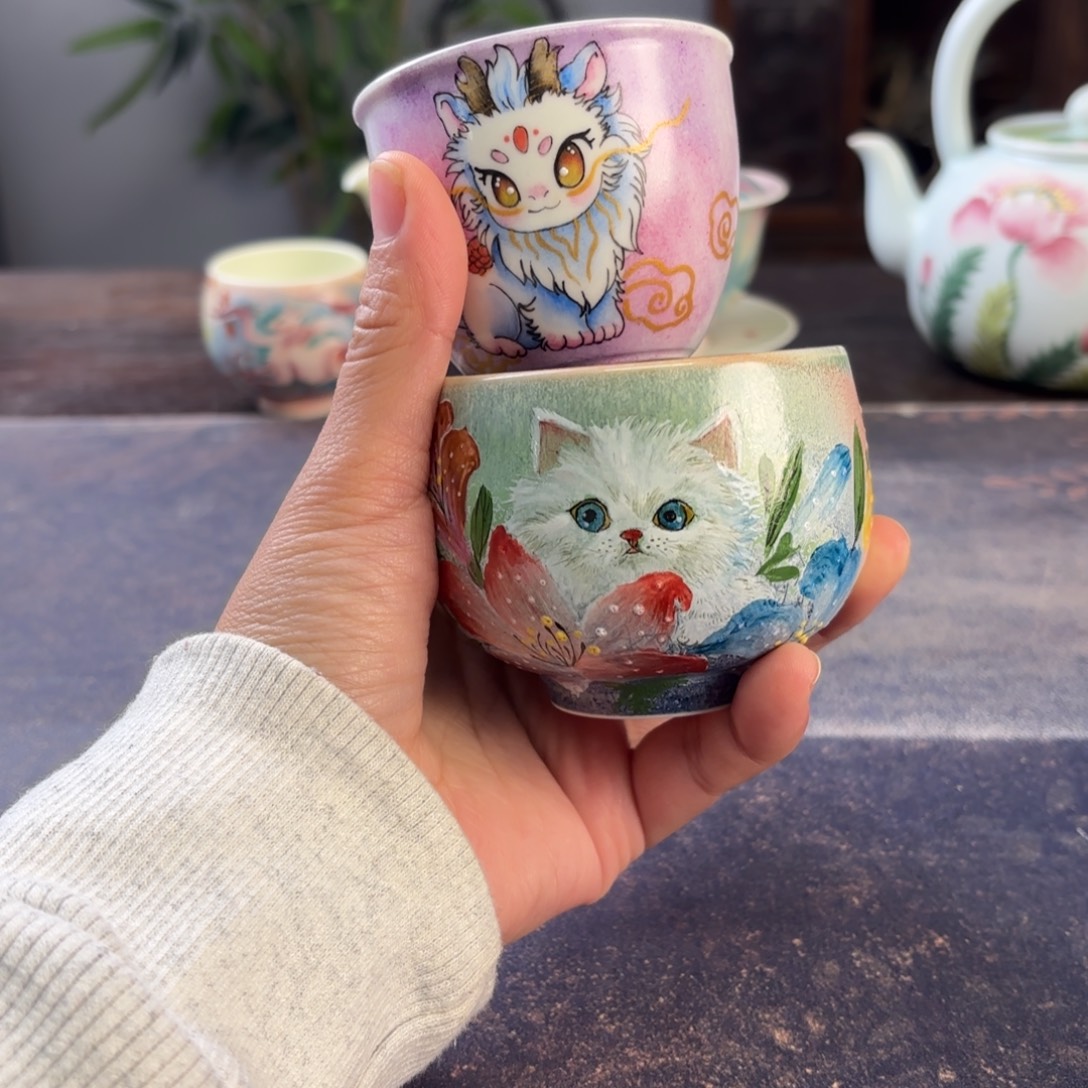 黑***妖景德镇纯手工手工制作工艺