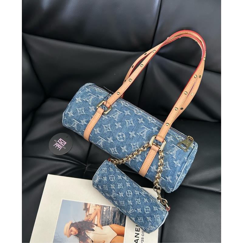 95新 LouisVuitton/路易威登 牛仔双子星巴比龙包 28cm 16983136