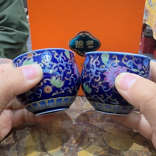 品茗杯一组。。。瓷。。