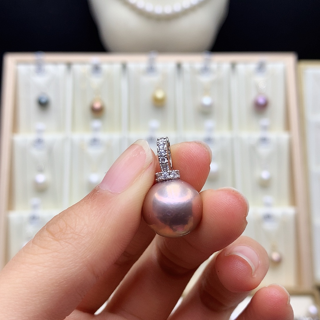 颈饰淡水珍珠合金