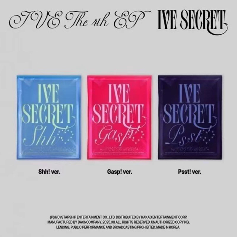 【国内现货】IVE 芙 回归新专迷你4辑 ivesecret 专画册