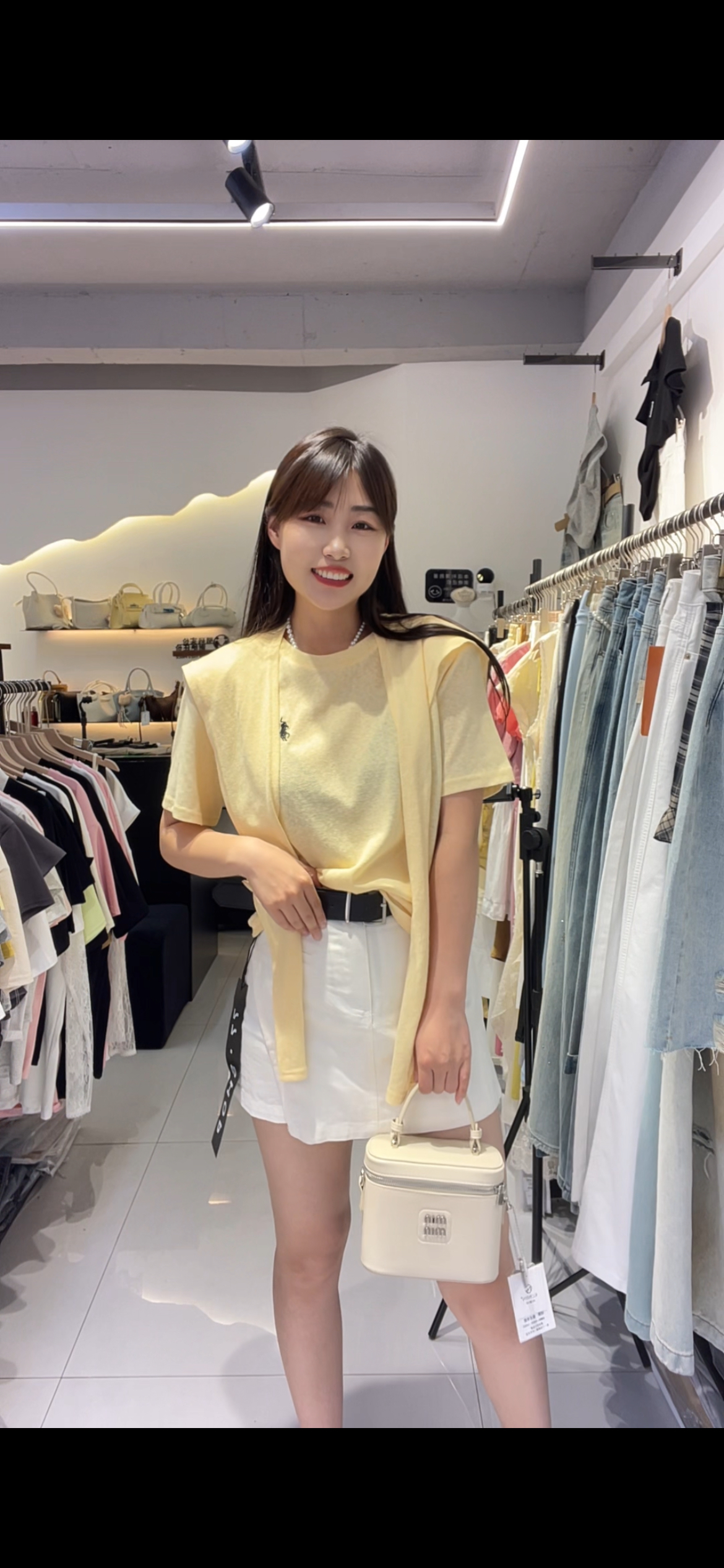 设计师款半袖带披肩上衣夏季