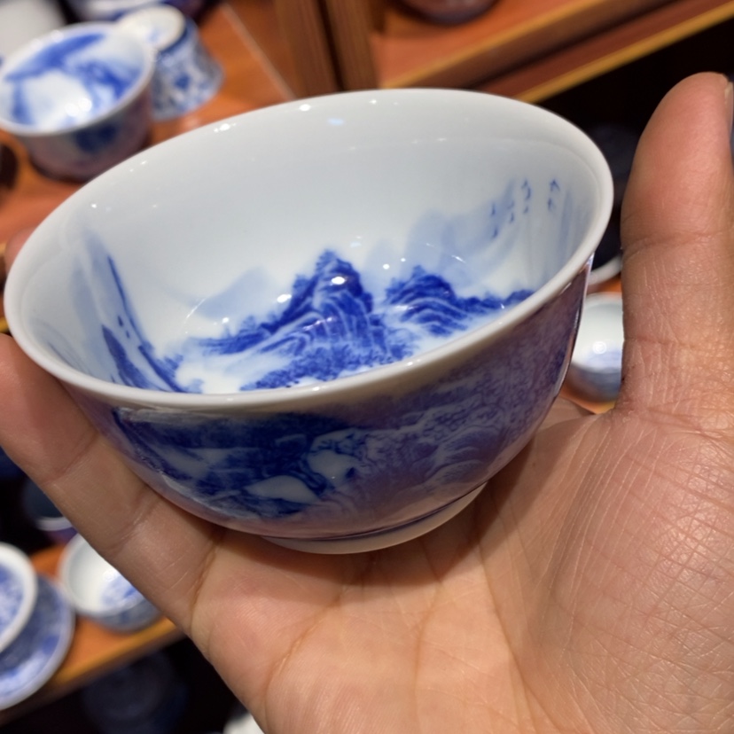 【闪购商品】景德镇青花主人杯