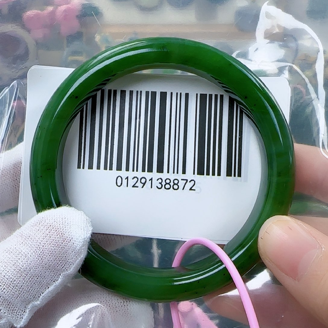 和田玉（碧玉）手镯未镶嵌5859