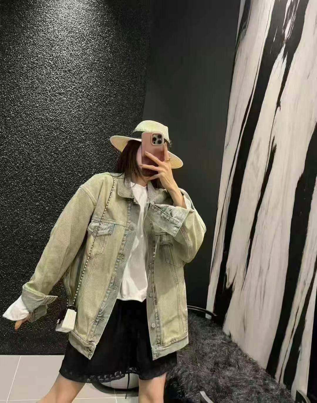献给原创女装牛仔衬衣秋冬新品流浪丹宁