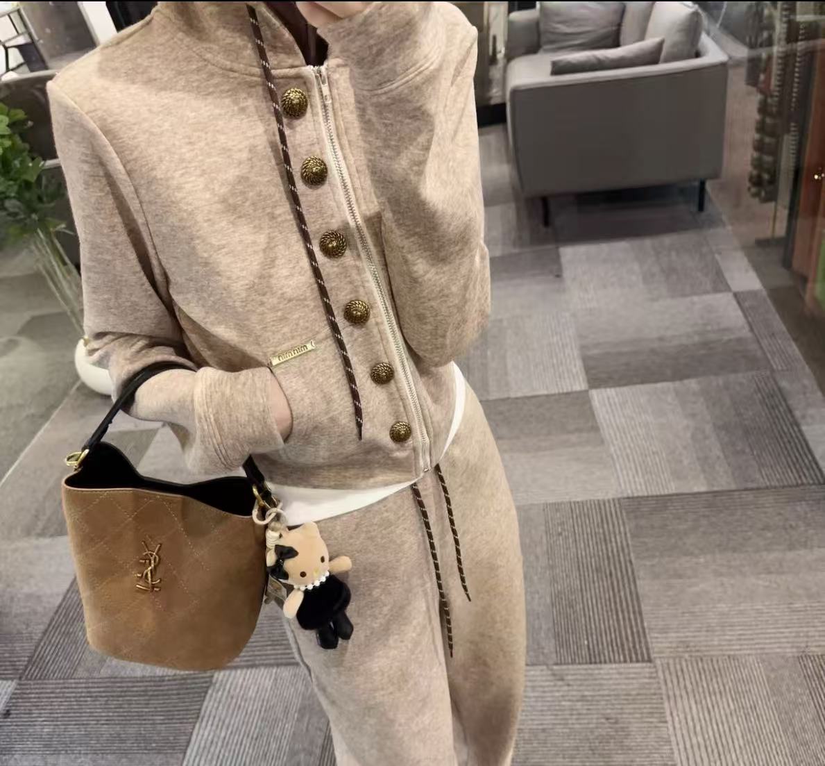 经典百搭时尚2件套装女款卫衣新款显瘦运动休闲