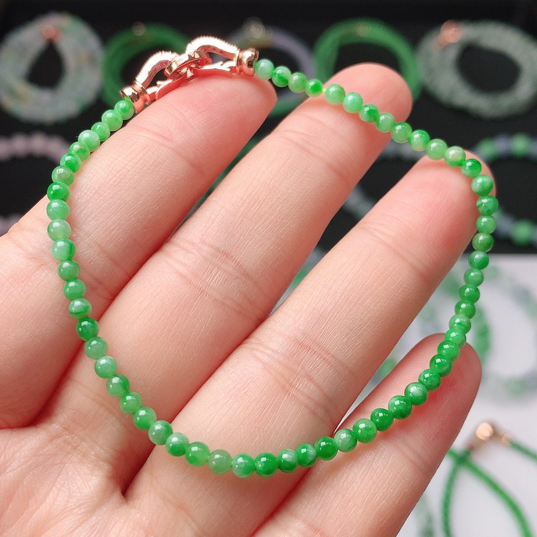 翡翠未镶嵌手链翡翠