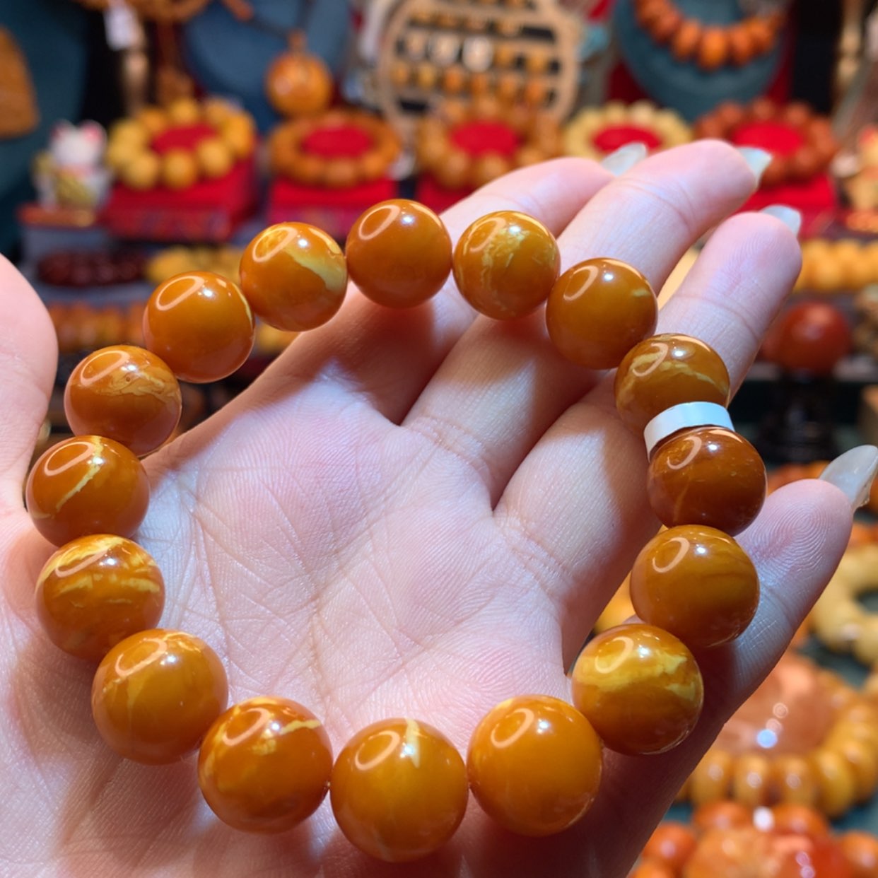 【闪购商品】蜜蜡手串未镶嵌蜜蜡手串