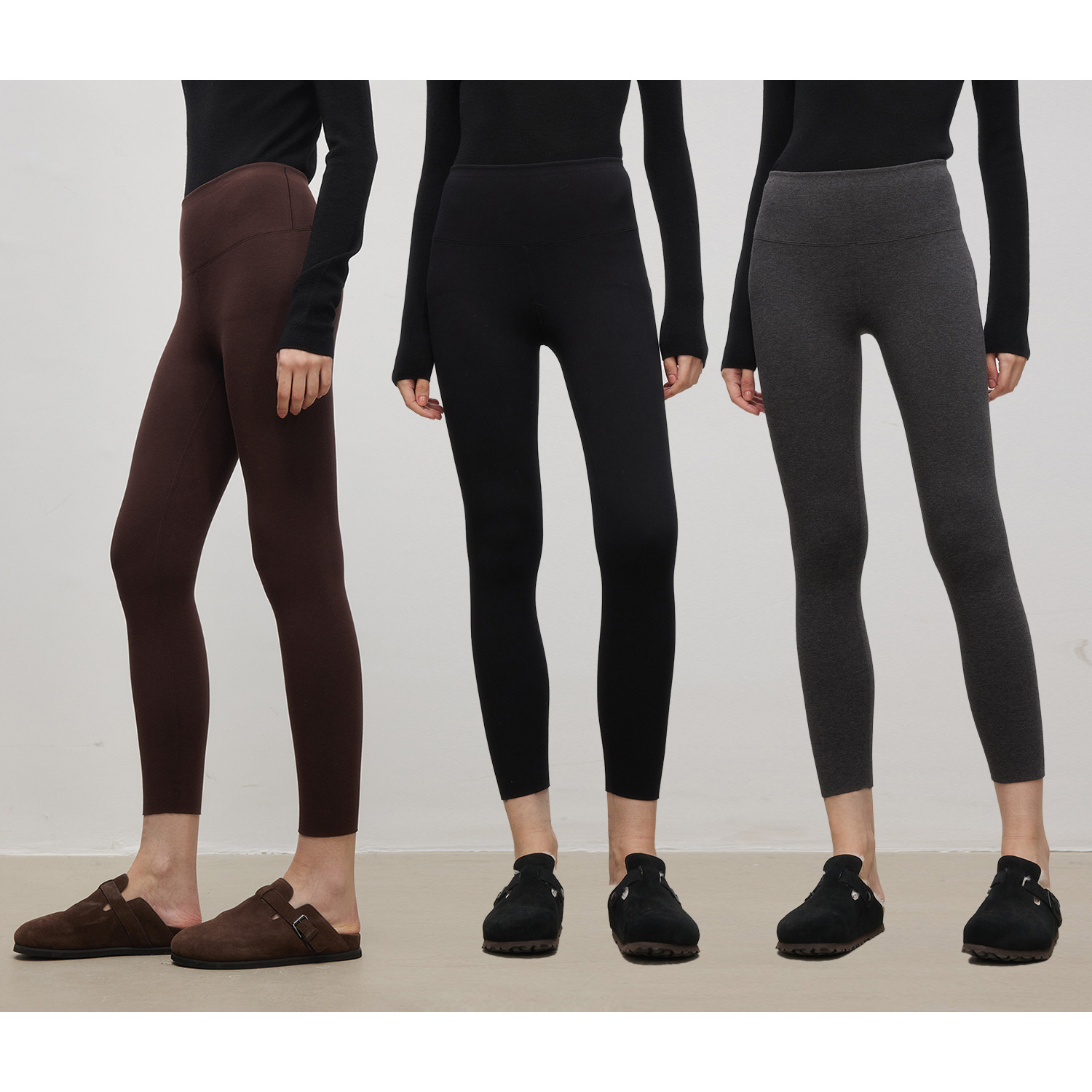 MARIUS"魔力裤2.0"裸感空气高弹面料磨毛感日常修身显瘦鲨鱼裤