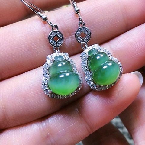 和田玉挂件银S925镶嵌