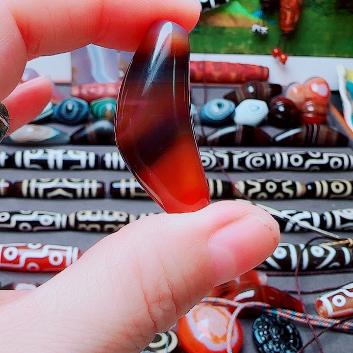 玛瑙/玉髓合金珠宝半成品