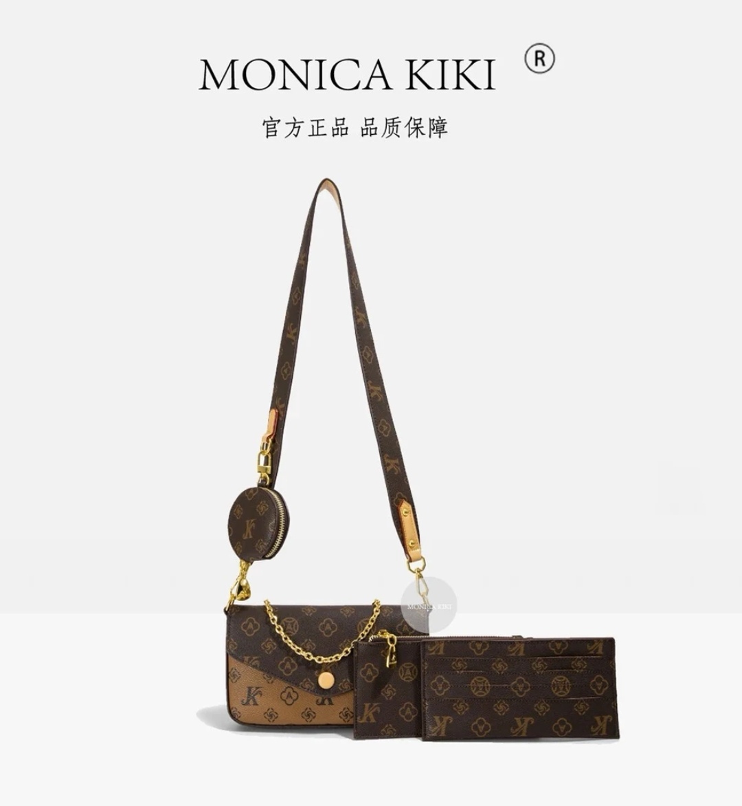 MONICA KIKI/莫妮卡奇奇5831  经典信封包单肩斜挎  长21高13厚3